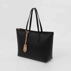 Burberry Medium Coated Leather Tote