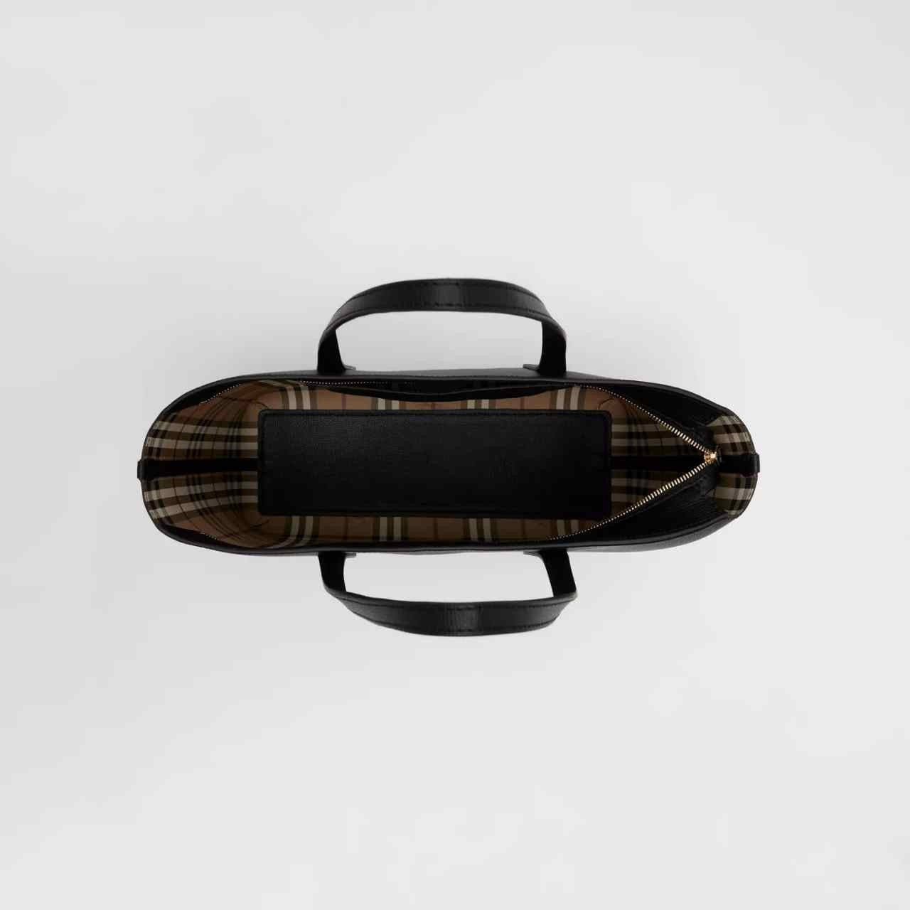 Burberry Medium Coated Leather Tote