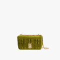 Burberry Mini Quilted Velvet Lola Bag