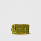 Burberry Mini Quilted Velvet Lola Bag