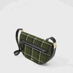 Burberry Medium Tartan Wool and Leather Olympia Bag