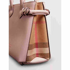 Burberry The Small Banner in Leather and House Check