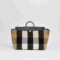 Burberry Check Merino Wool Cashmere Society Holdall