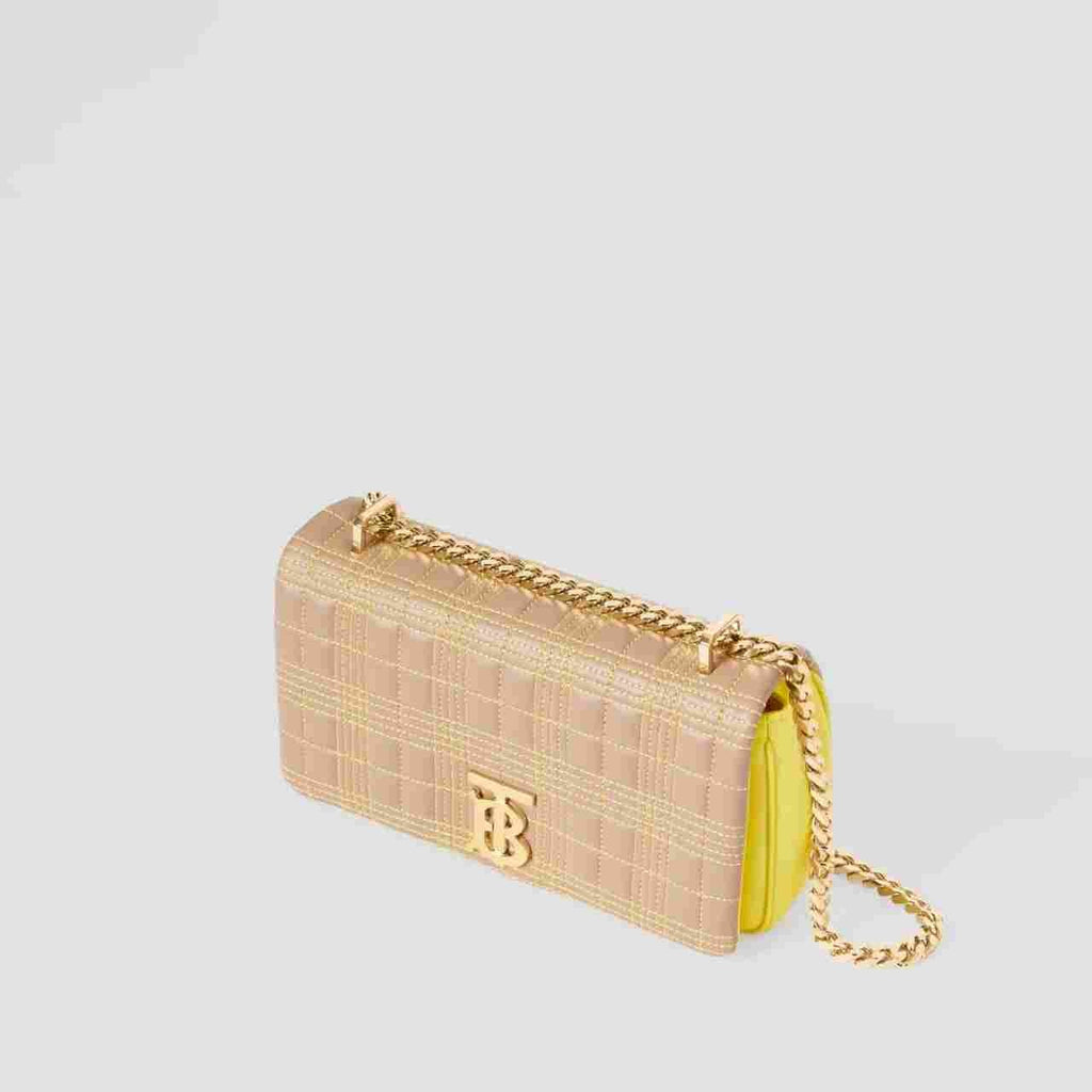 Burberry Small Quilted Tri-tone Lambskin Lola Bag