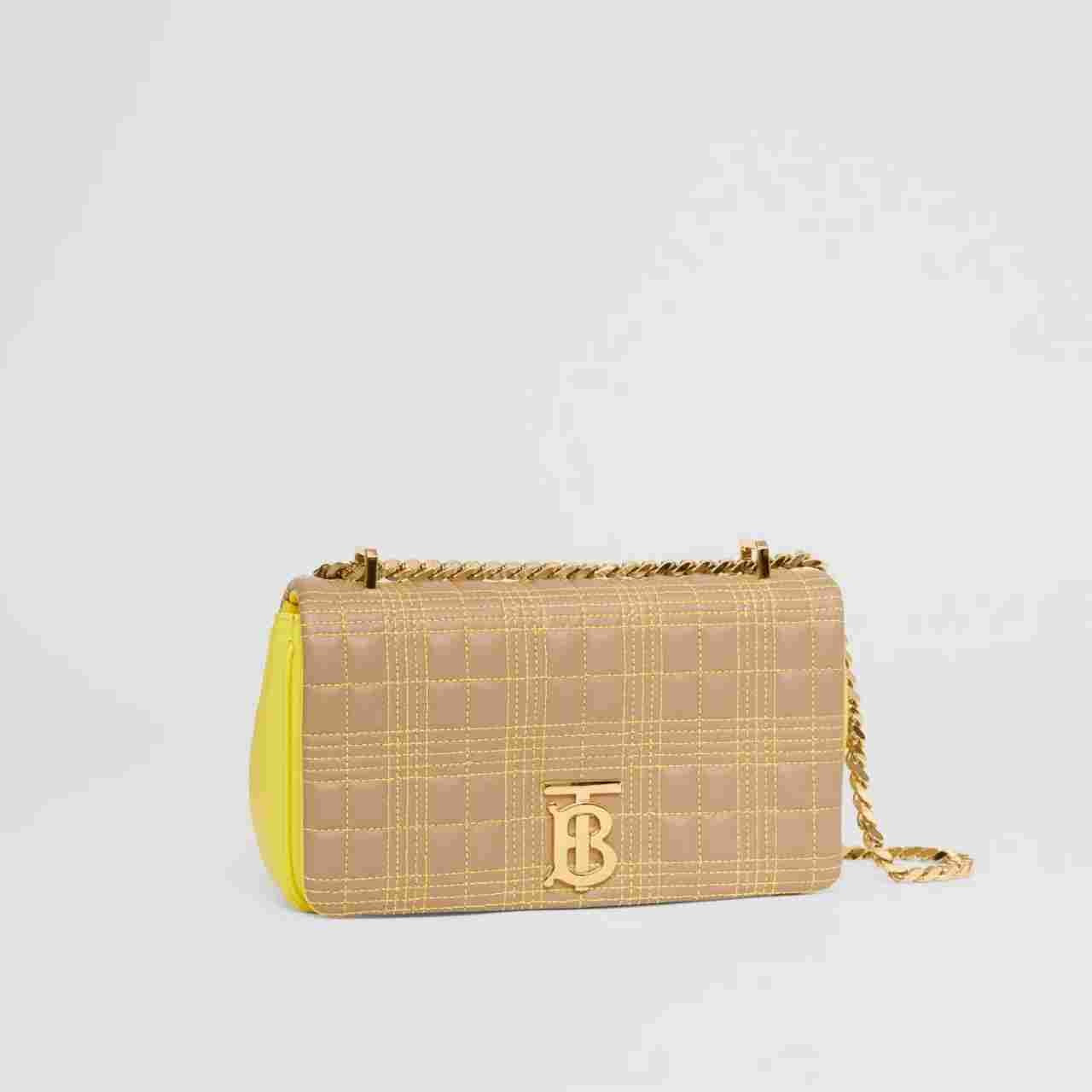 Burberry Small Quilted Tri-tone Lambskin Lola Bag