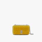 Burberry Mini Quilted Velvet Lola Bag
