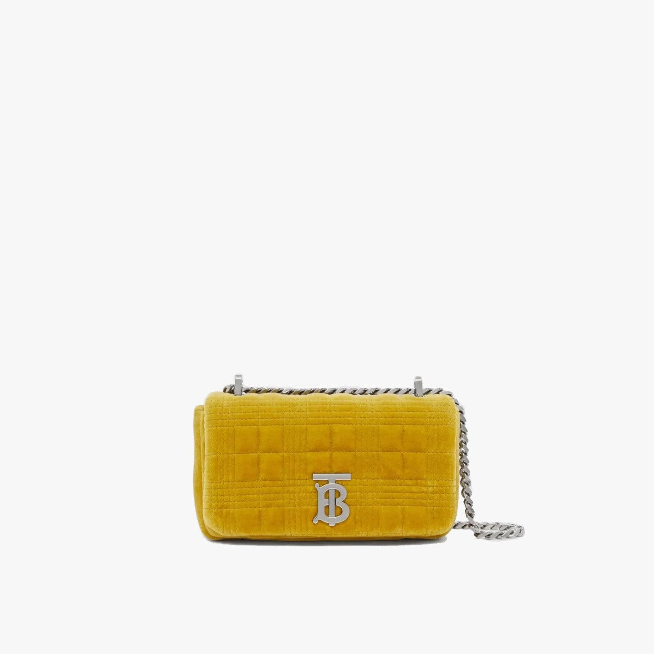 Burberry Mini Quilted Velvet Lola Bag