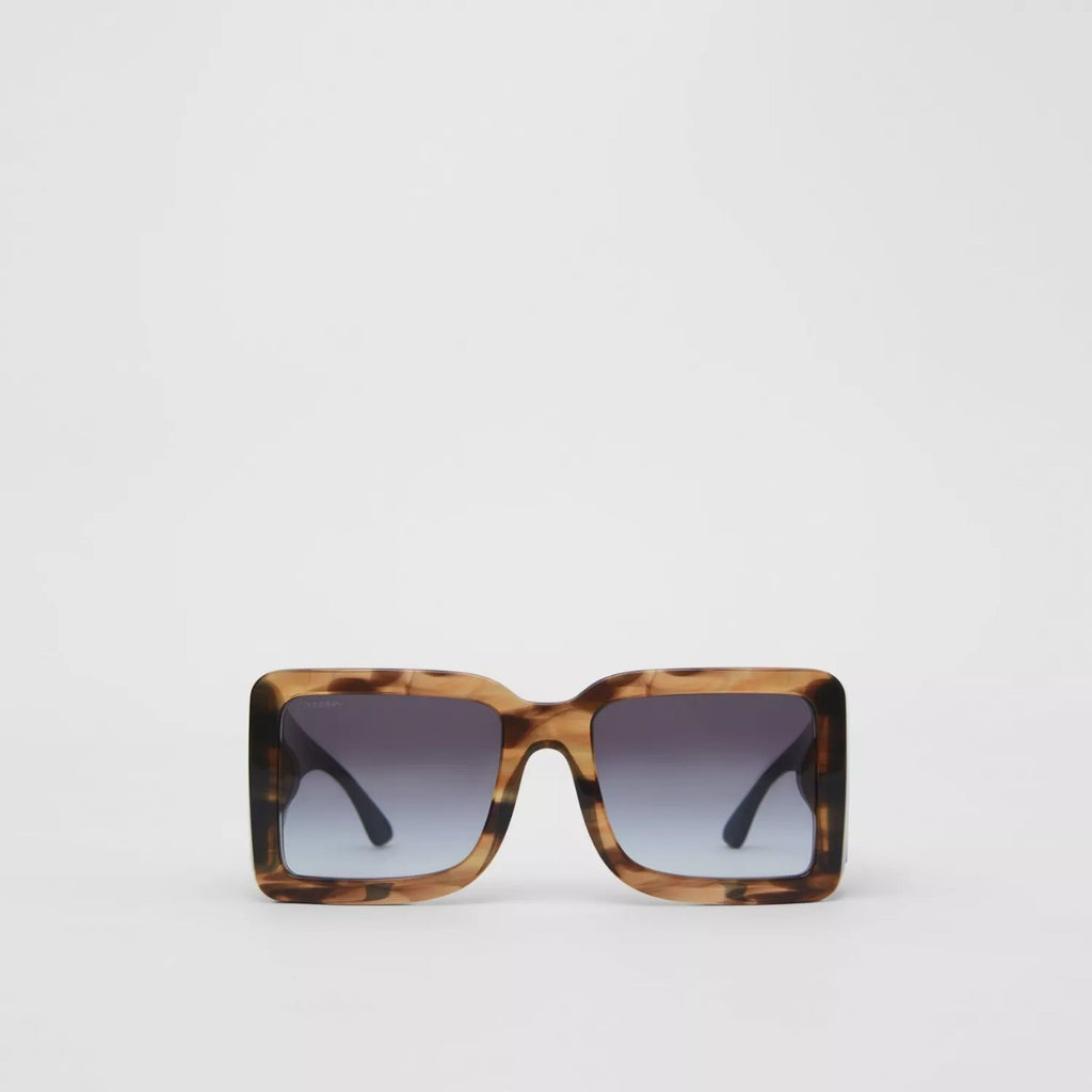 Burberry B Motif Square Frame Sunglasses