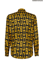 Fendi FF logo-print silk shirt