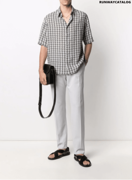 Fendi micro FF-pattern shirt