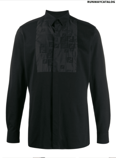 Fendi FF panel buttoned shirt