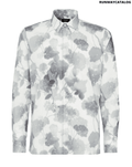 Fendi watercolour-print cotton shirt