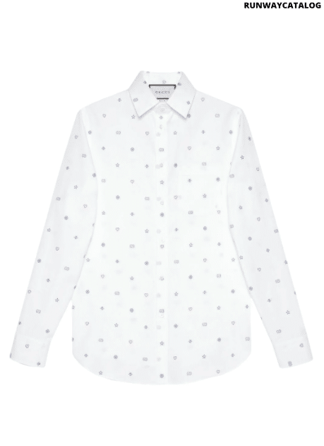 Gucci symbols pattern shirt