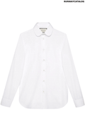 Gucci round-collar cotton shirt