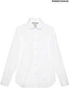 Gucci round-collar cotton shirt