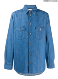 Gucci Interlocking G buttons denim shirt
