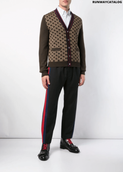 Gucci button-down striped shirt