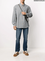 Gucci checked button-down shirt