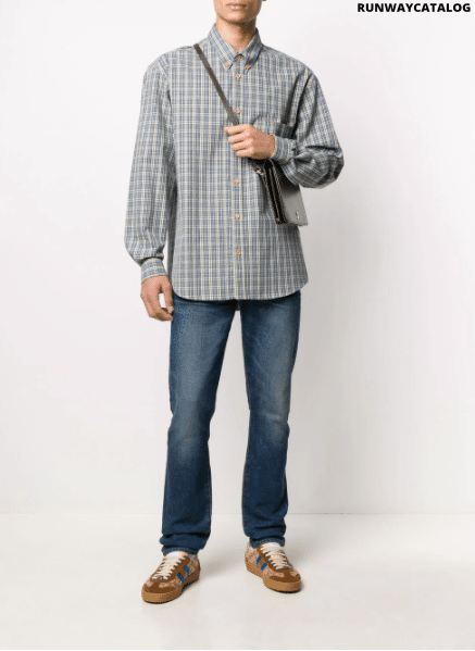 Gucci checked button-down shirt