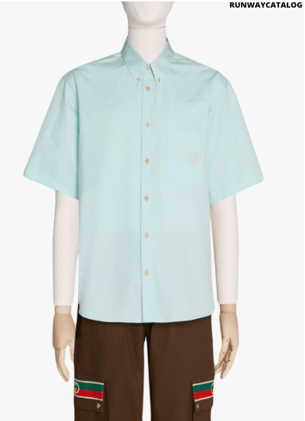 Gucci GG-embroidered shirt