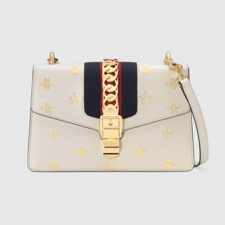 Gucci Sylvie Bee Star Small Shoulder Bag