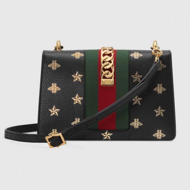 Gucci Sylvie Bee Star Small Shoulder Bag