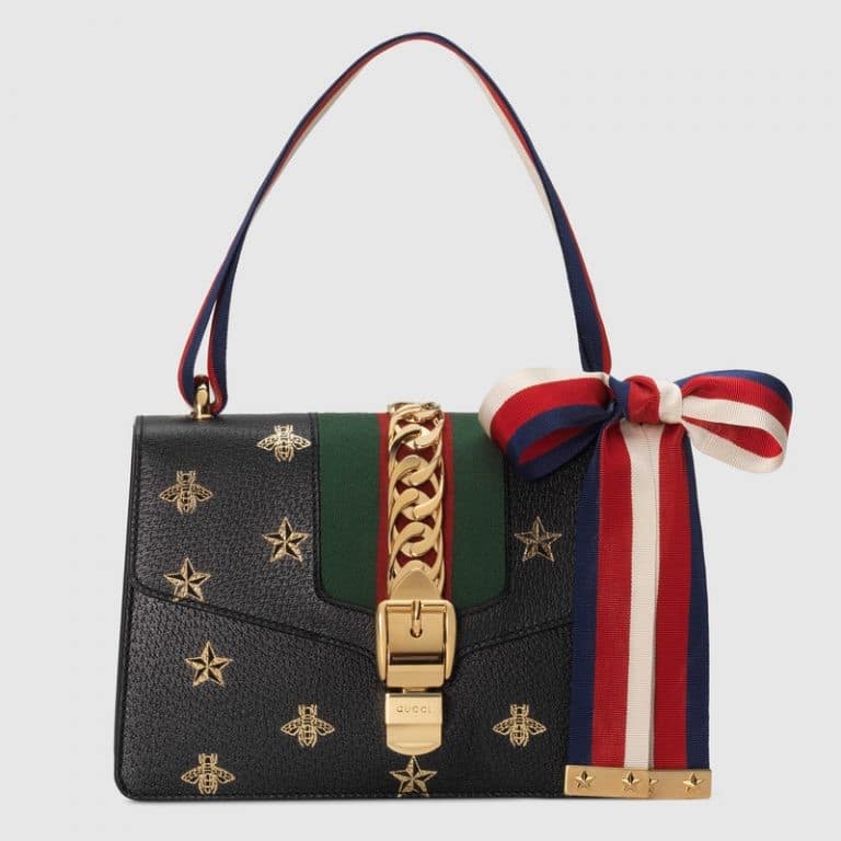 Gucci Sylvie Bee Star Small Shoulder Bag