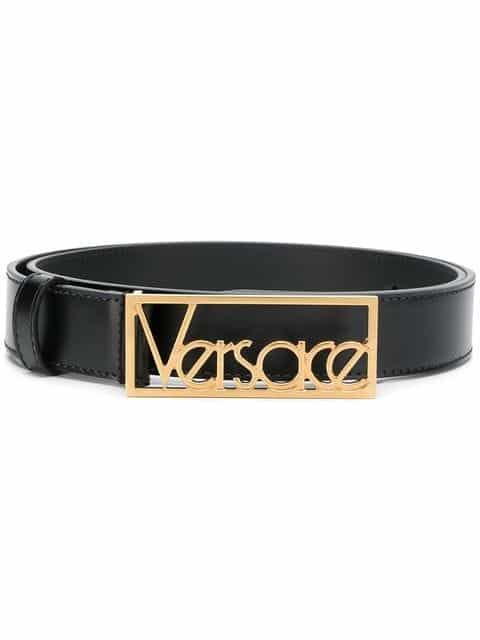 Versace logo buckle belt