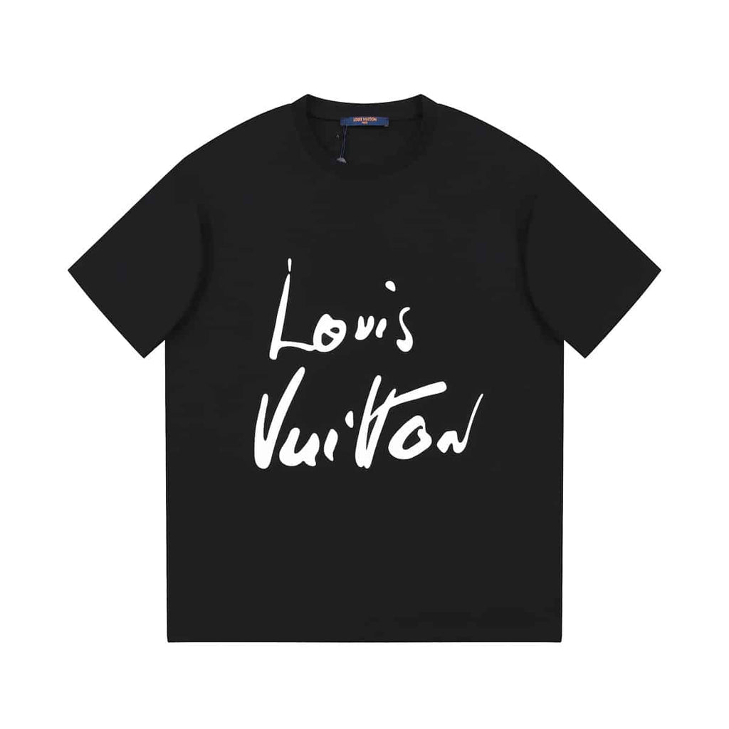 Short-Sleeved Cotton Intarsia Crewneck