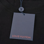 Short-Sleeved Cotton Intarsia Crewneck