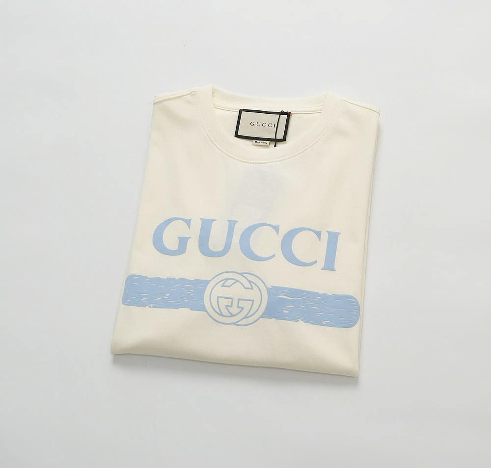 OVERSIZE WHITE GUCCI T-SHIRT