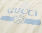 OVERSIZE WHITE GUCCI T-SHIRT