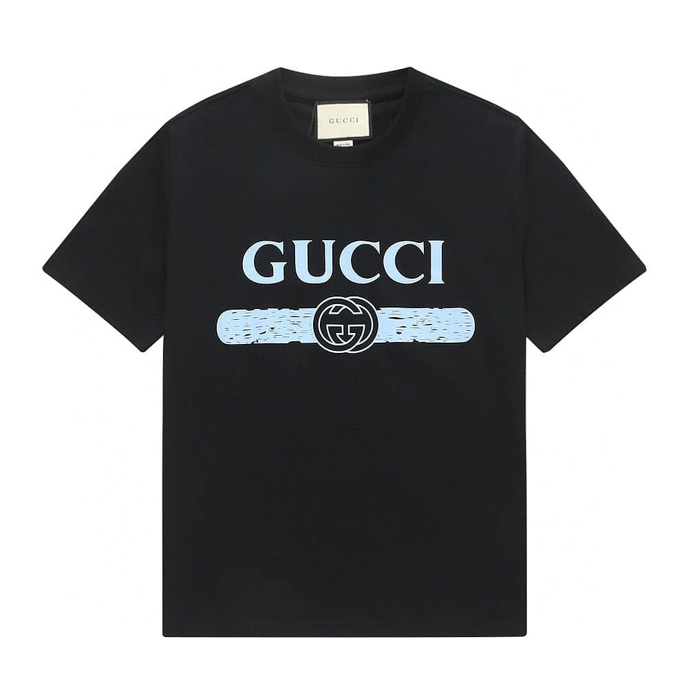 OVERSIZE BLACK GUCCI T-SHIRT