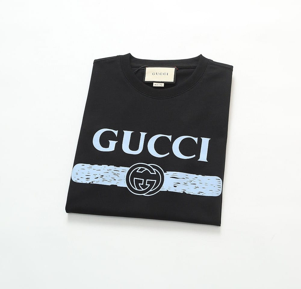 OVERSIZE BLACK GUCCI T-SHIRT