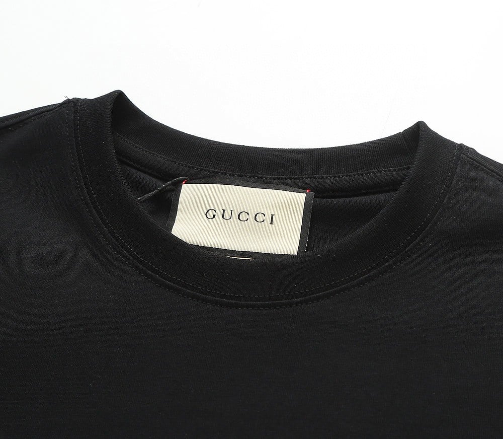 OVERSIZE BLACK GUCCI T-SHIRT