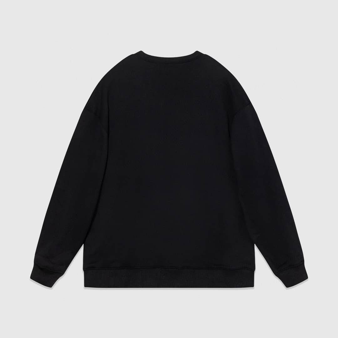Gucci Black Cotton Sweatshirt