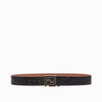 Fendi Black caiman belt