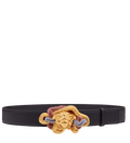 Versace Snake Medusa Leather Belt