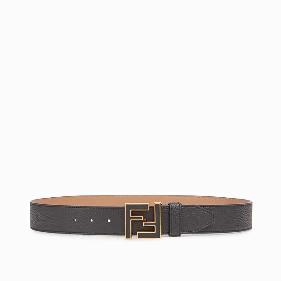 Fendi Black leather belt