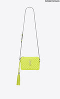 Saint Laurent Lou Camera Bag in Quilted Patent Leather