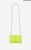 Saint Laurent Kate Small in Grain De Qoudre Embossed Patent Leather