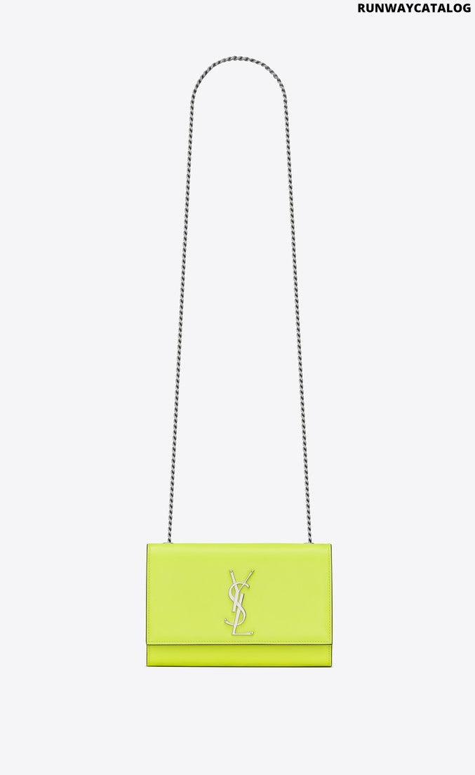 Saint Laurent Kate Small in Grain De Qoudre Embossed Patent Leather