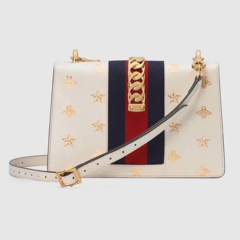 Gucci Sylvie Bee Star Small Shoulder Bag