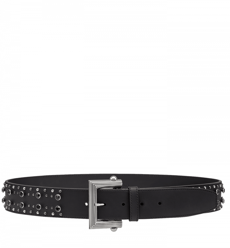 Versace Stud Square Buckle Belt