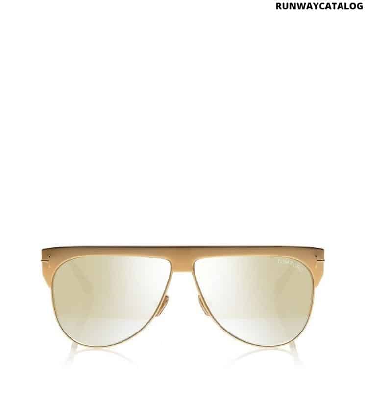 TOM FORD WINTER GOLD PLATED SUNGLASSES