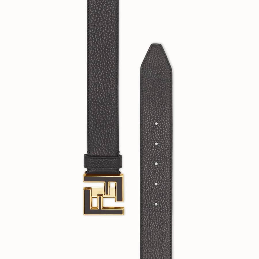 Fendi Black leather belt
