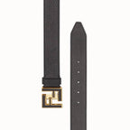 Fendi Black leather belt