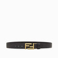 Fendi Black leather belt