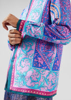 Versace Classique Print Silk Twill Shirt