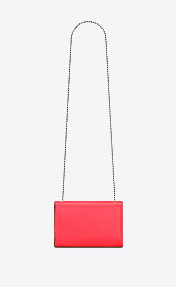 Saint Laurent Kate Small in Grain De Qoudre Embossed Patent Leather